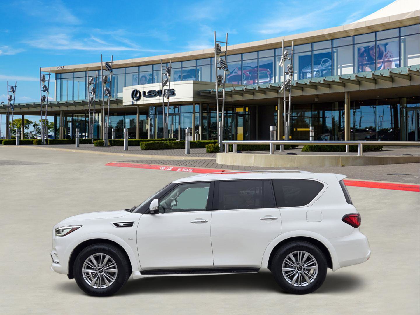 Used 2019 INFINITI QX80 Luxe w/ Proassist Package image 4