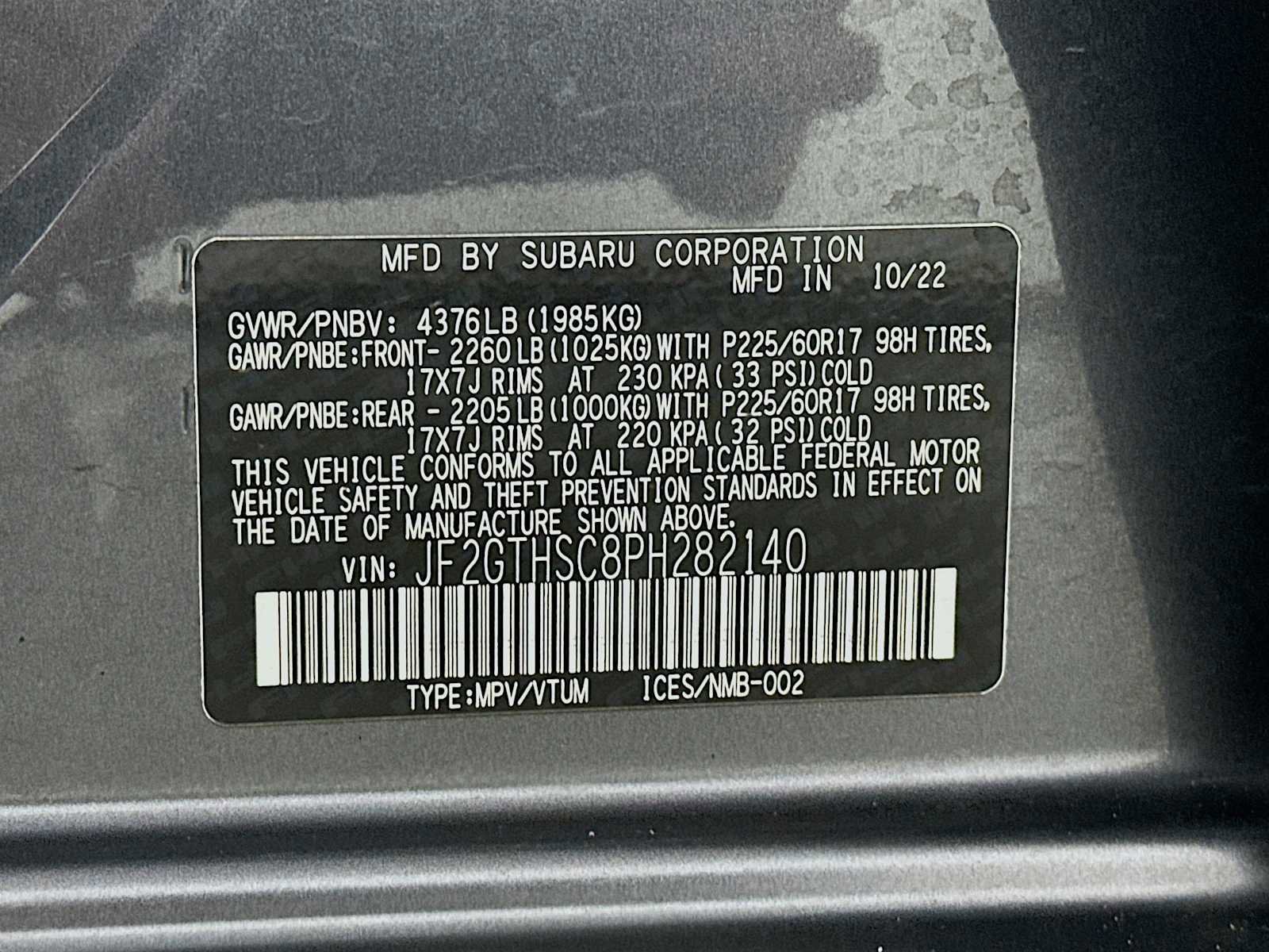 Certified 2023 Subaru Crosstrek 2.5i Sport image 29