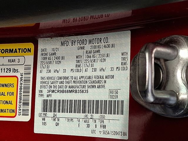 Certified 2021 Ford Bronco Sport Big Bend w/ Big Bend Package (96B) image 26