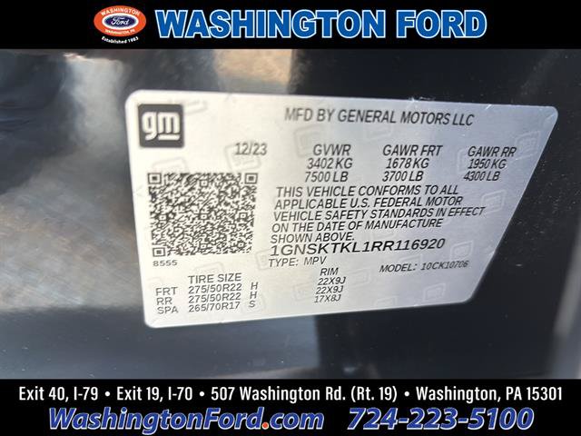 Used 2024 Chevrolet Tahoe High Country w/ Advanced Technology Package AWD/4WD image 22