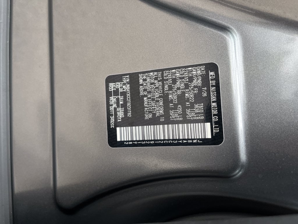 New 2026 Nissan Armada Platinum Reserve AWD/4WD image 28