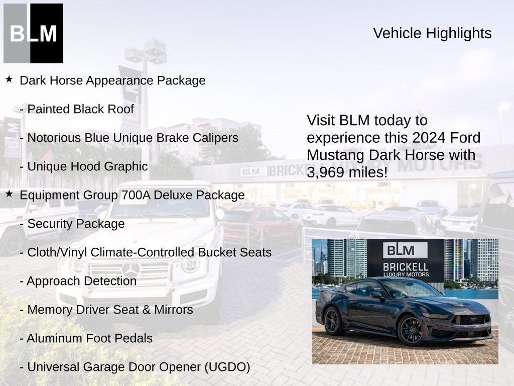 Used 2024 Ford Mustang Dark Horse RWD image 5