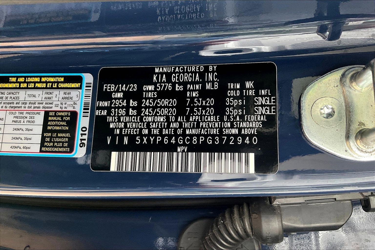 Used 2023 Kia Telluride S w/ S Sunroof Package image 18