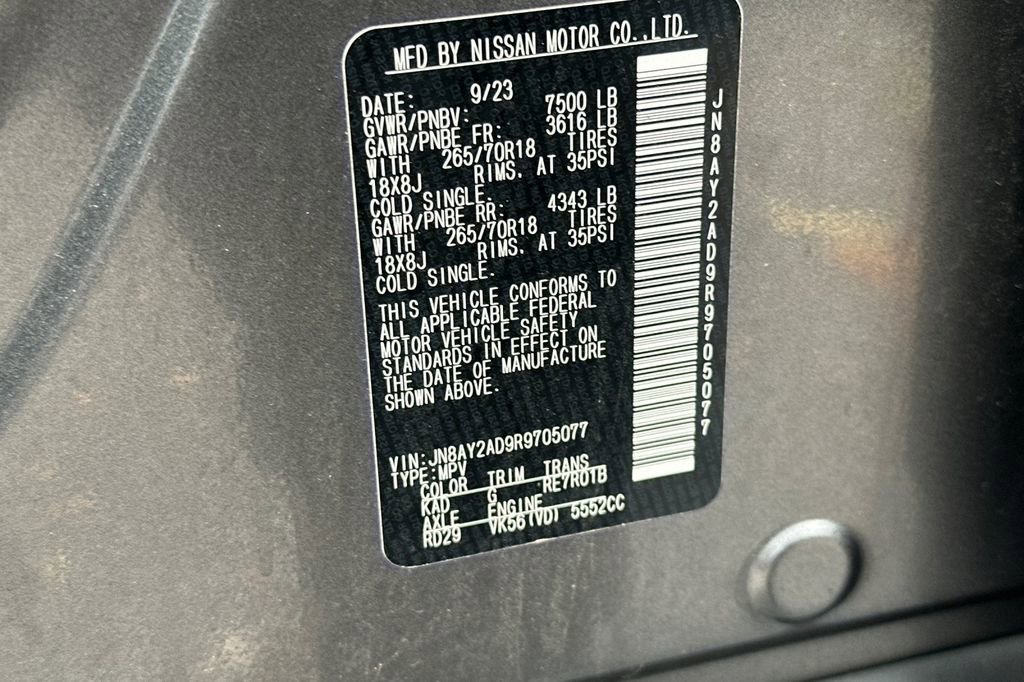 Used 2024 Nissan Armada SV w/ Cargo Package AWD/4WD image 29