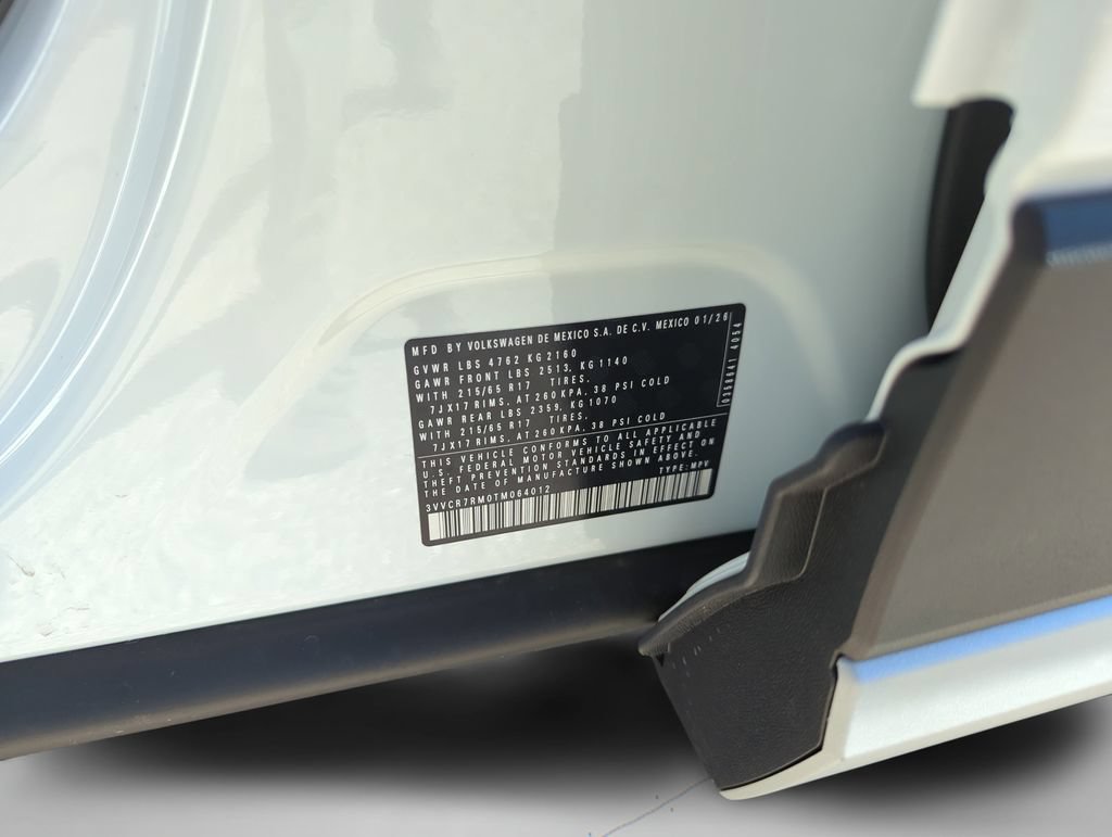 New 2026 Volkswagen Tiguan S FWD image 43