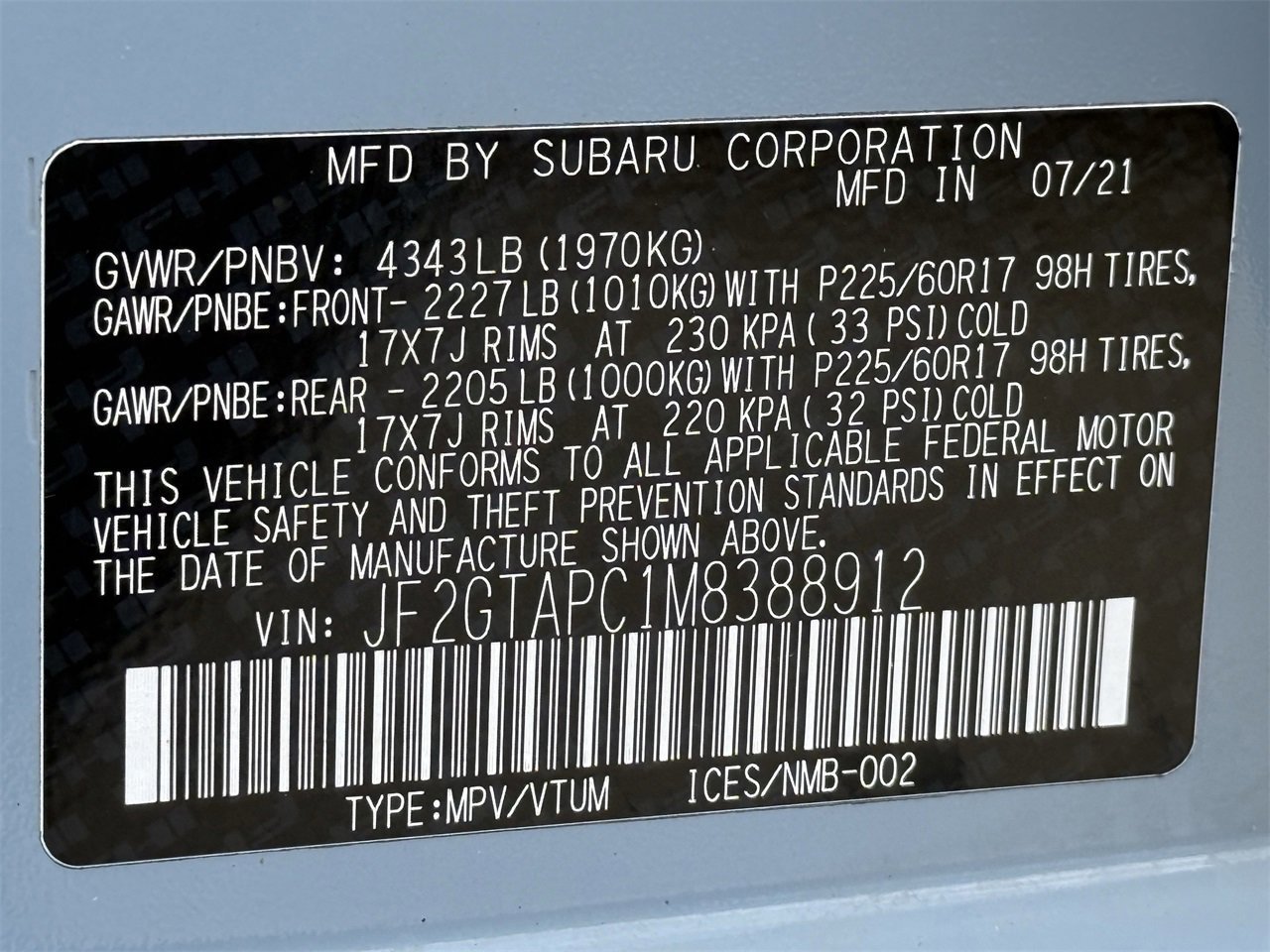 Used 2021 Subaru Crosstrek 2.0i Premium w/ Popular Package #3 image 26