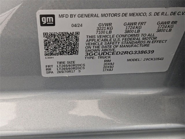 Certified 2024 Chevrolet Silverado 1500 Custom Trail Boss image 35