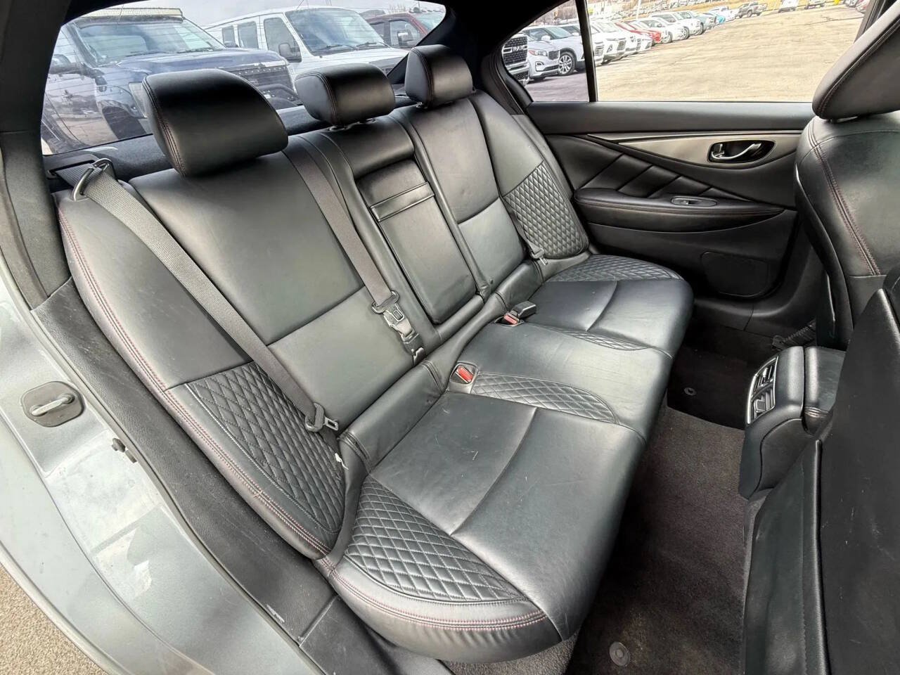 Used 2018 INFINITI Q50 Red Sport 400 w/ Sensory Package (Sport) AWD/4WD image 13