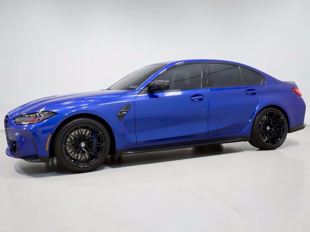 Used 2023 BMW M3 w/ M Carbon Exterior Package RWD image 25