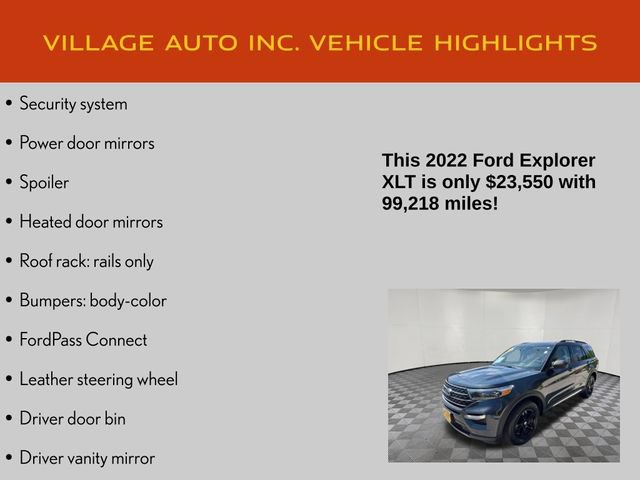 Used 2022 Ford Explorer XLT w/ Equipment Group 202A AWD/4WD image 21