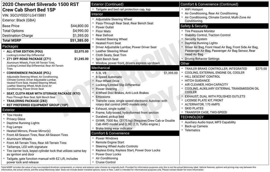 Certified 2020 Chevrolet Silverado 1500 RST w/ All-Star Edition image 11