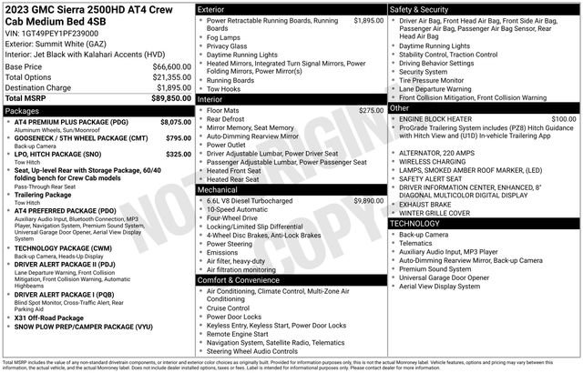 Used 2023 GMC Sierra 2500 AT4 w/ AT4 Premium Plus Package image 7