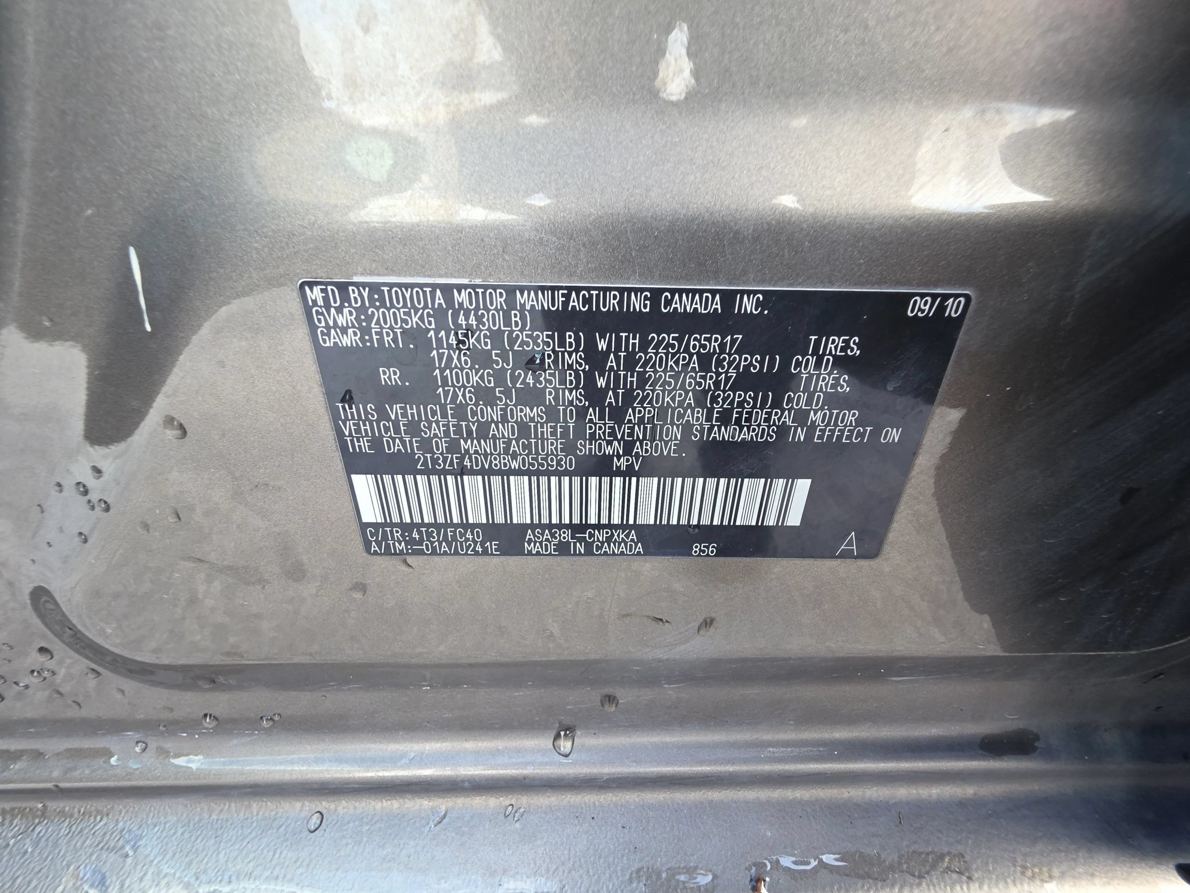 Used 2011 Toyota RAV4 2WD w/ Base L4 Extra Value Pkg image 24