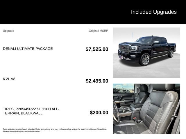 Used 2018 GMC Sierra 1500 Denali w/ Denali Ultimate Package AWD/4WD image 5