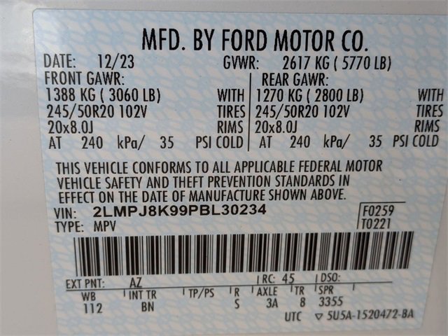 Certified 2023 Lincoln Nautilus Reserve image 34