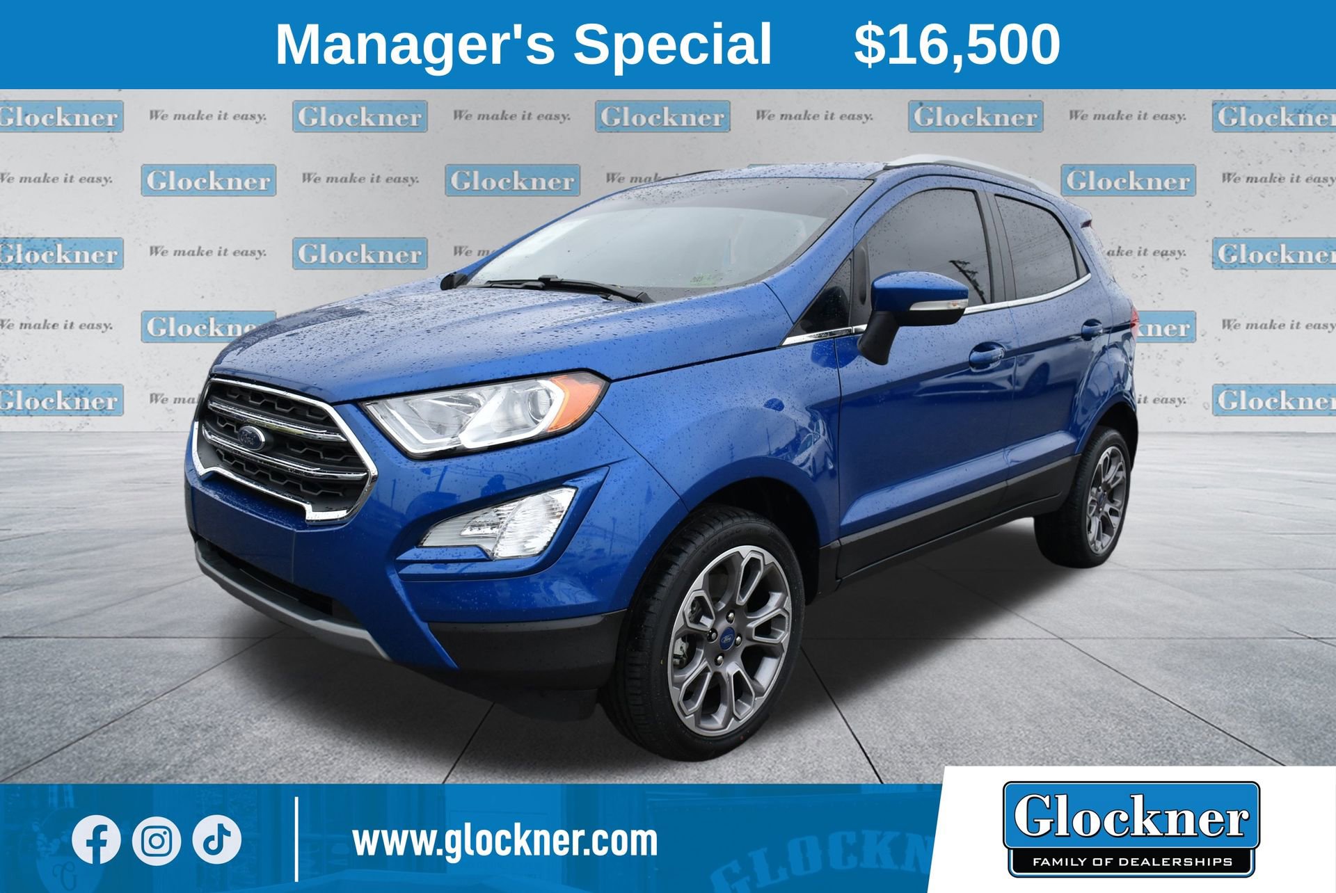 Used 2022 Ford EcoSport Titanium w/ Interior Protection Package