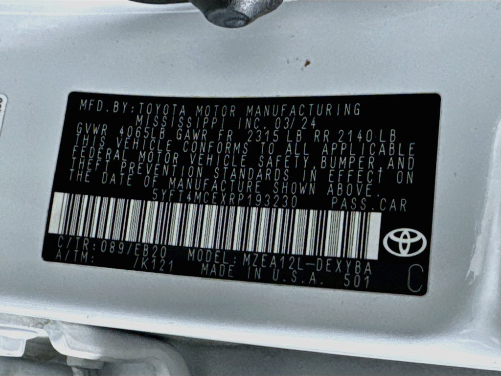 Used 2024 Toyota Corolla XSE FWD image 38