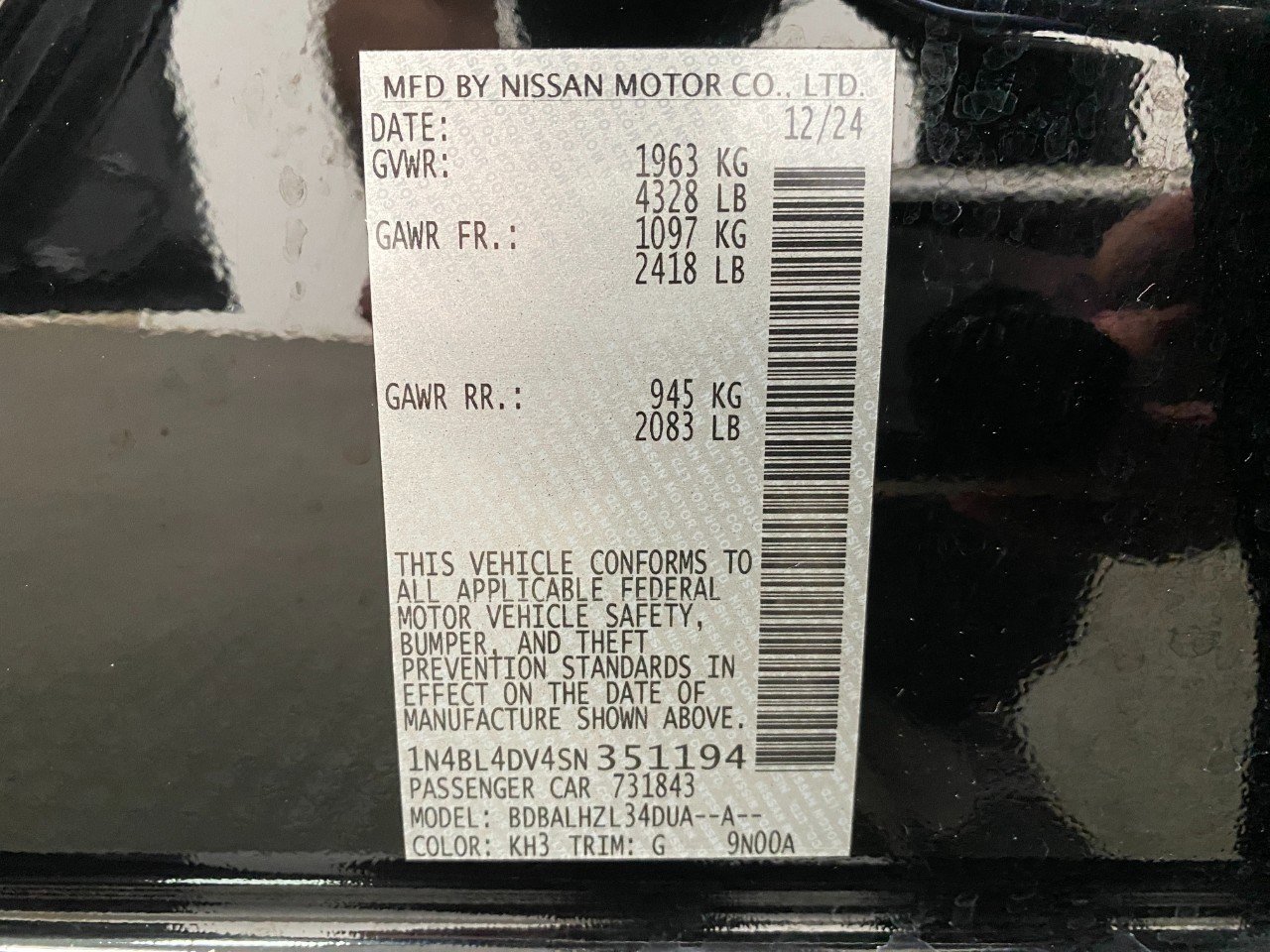 Certified 2025 Nissan Altima 2.5 SV FWD image 30
