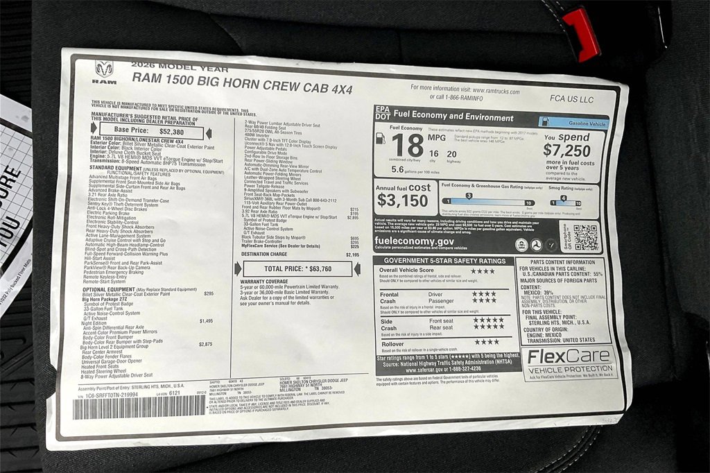 New 2026 RAM 1500 Big Horn image 14
