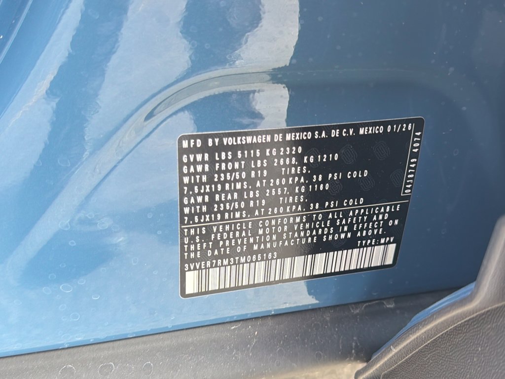 Used 2026 Volkswagen Tiguan SE AWD/4WD image 33