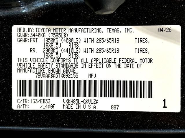 New 2026 Toyota Sequoia TRD Pro AWD/4WD image 25