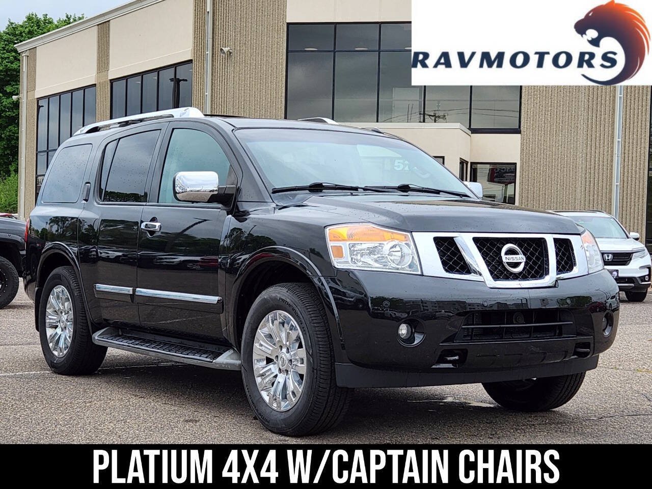 Used 2015 Nissan Armada Platinum w/ 2nd Row Captain Seat Package AWD/4WD image 1