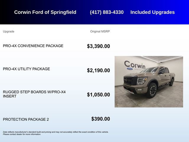 Used 2020 Nissan Titan PRO-4X w/ Pro-4x Convenience Package image 5