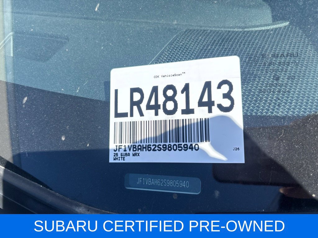 Used 2025 Subaru WRX Premium w/ Accessory Package #2 AWD/4WD image 7