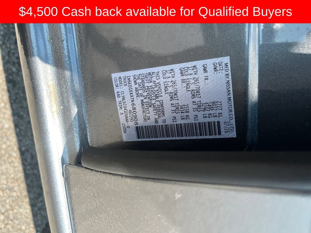 New 2026 Nissan Frontier 4x4 Crew Cab image 32