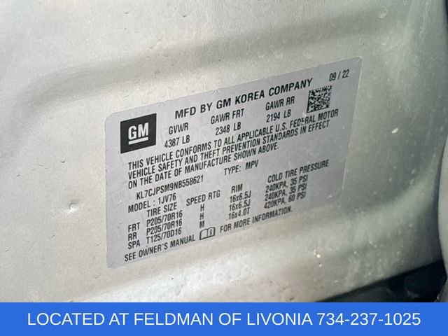 Used 2022 Chevrolet Trax LT w/ LT Convenience Package image 31