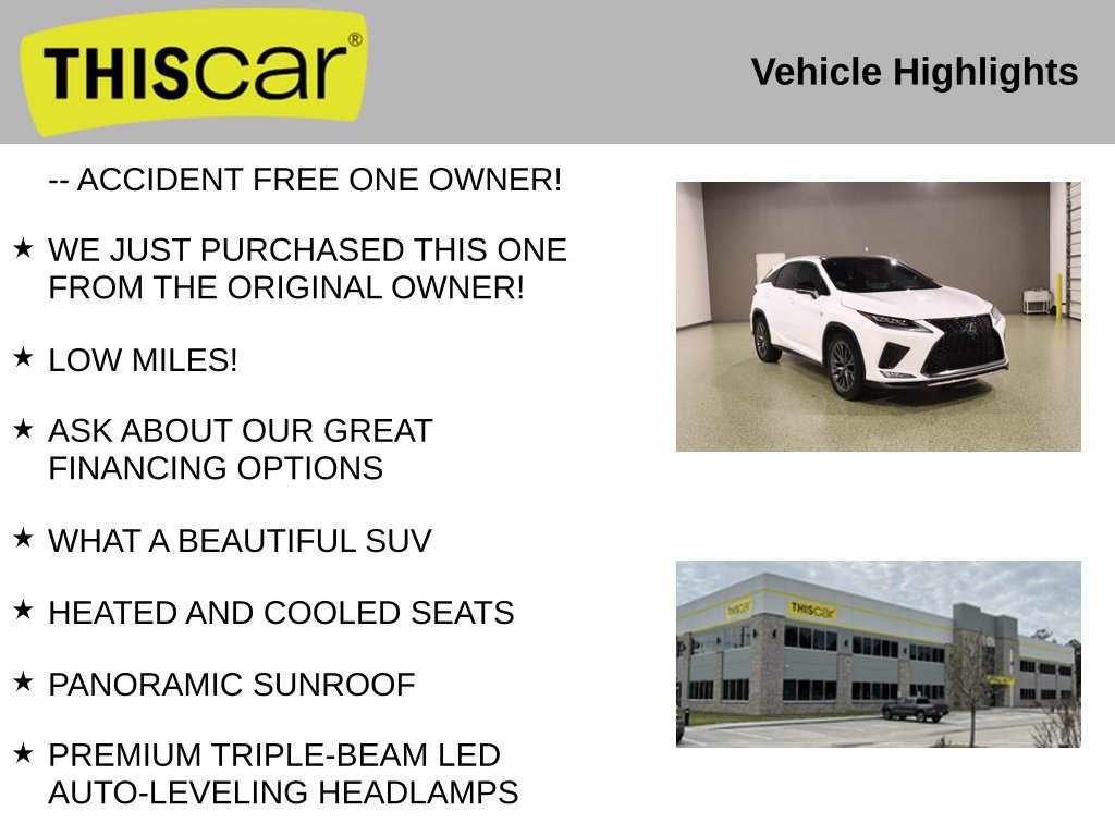 Used 2021 Lexus RX 350 F Sport AWD/4WD image 12