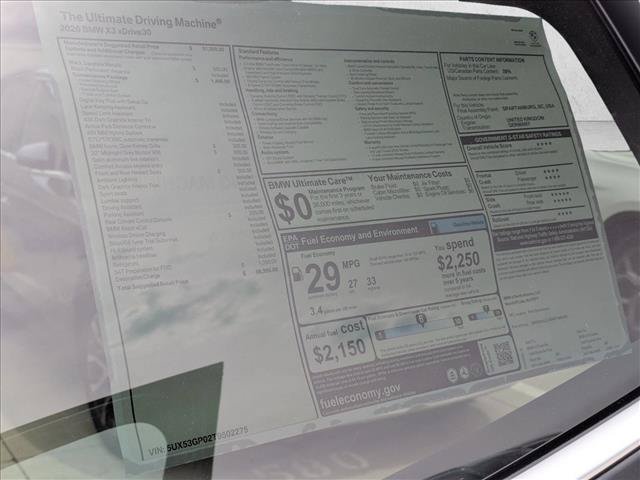 New 2026 BMW X3 xDrive30i w/ Convenience Package AWD/4WD image 19