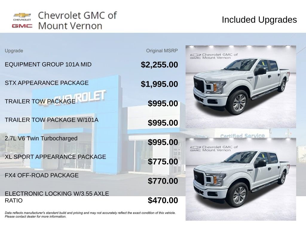 Used 2018 Ford F150 XL w/ Equipment Group 101A Mid AWD/4WD image 8