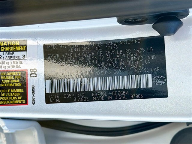 New 2025 Lexus ES 350 Ultra Luxury image 42