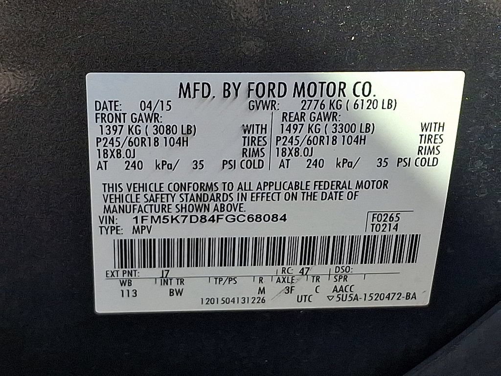 Used 2015 Ford Explorer XLT w/ Equipment Group 202B FWD image 27