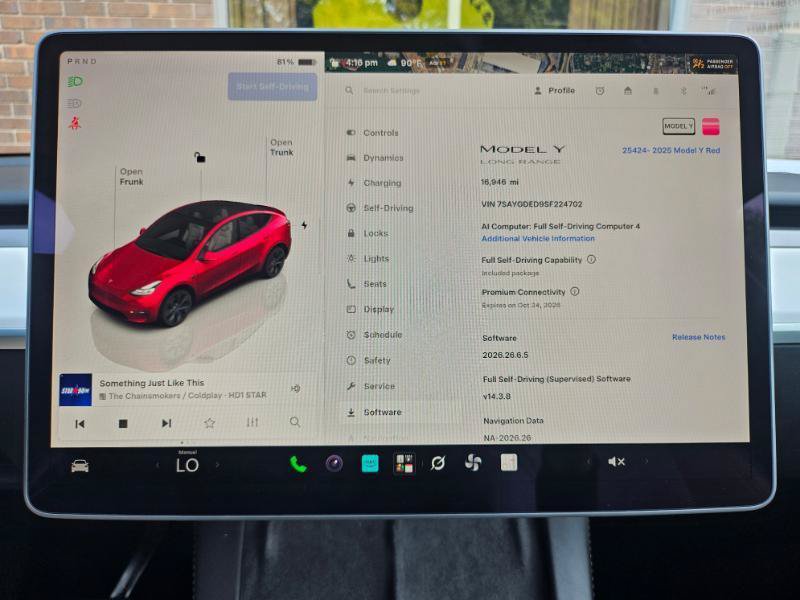 Used 2025 Tesla Model Y Long Range RWD image 2