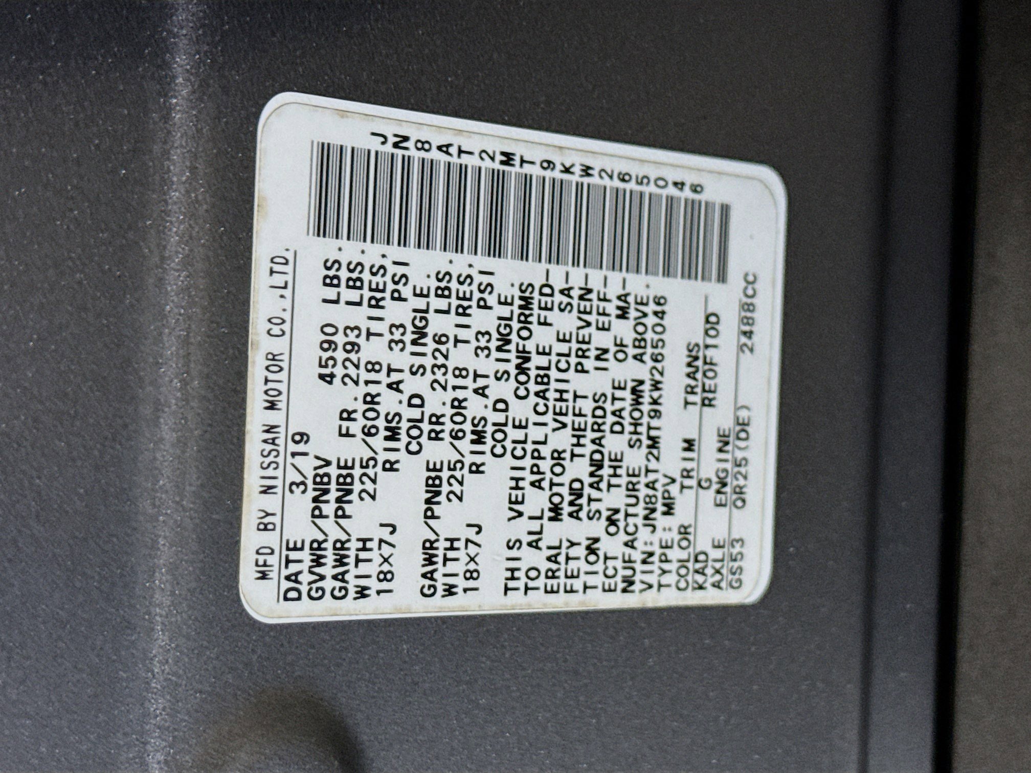 Used 2019 Nissan Rogue SV w/ Premium Package FWD image 40
