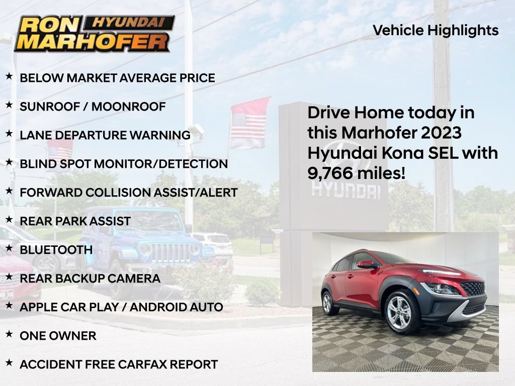 Certified 2023 Hyundai Kona SEL w/ Convenience Package FWD image 16