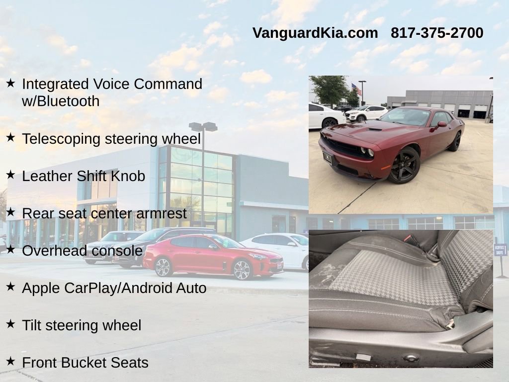 Used 2021 Dodge Challenger SXT w/ Blacktop Package RWD image 18