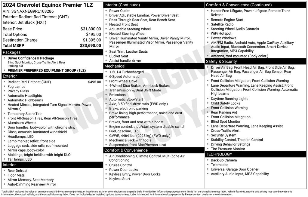 Used 2024 Chevrolet Equinox Premier FWD image 6