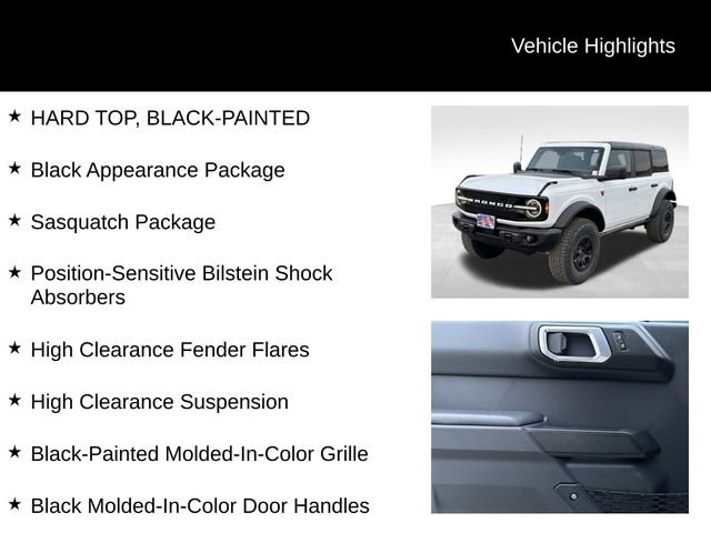 New 2025 Ford Bronco Badlands w/ Sasquatch Package image 7