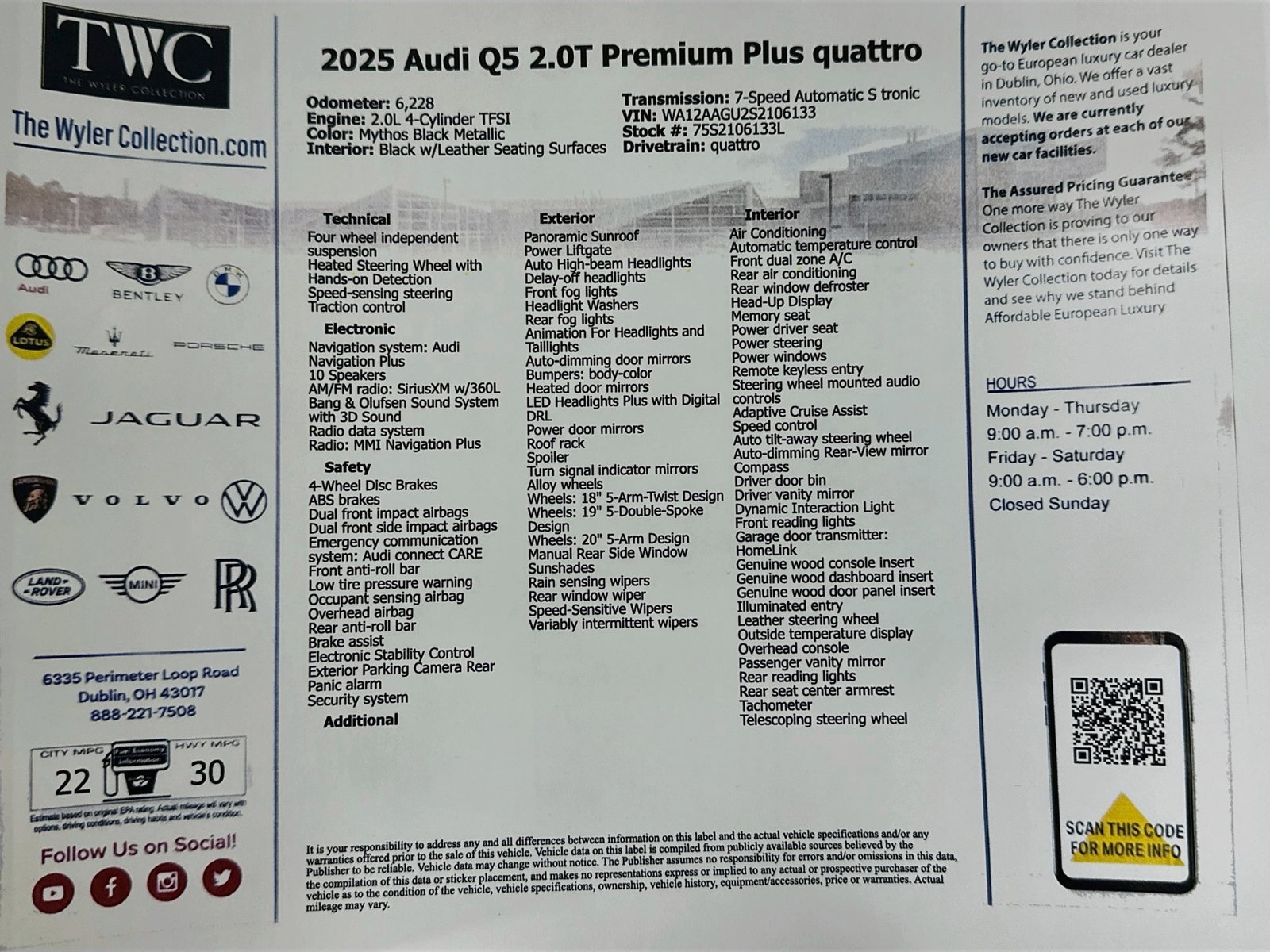 Certified 2025 Audi Q5 Premium AWD/4WD image 47