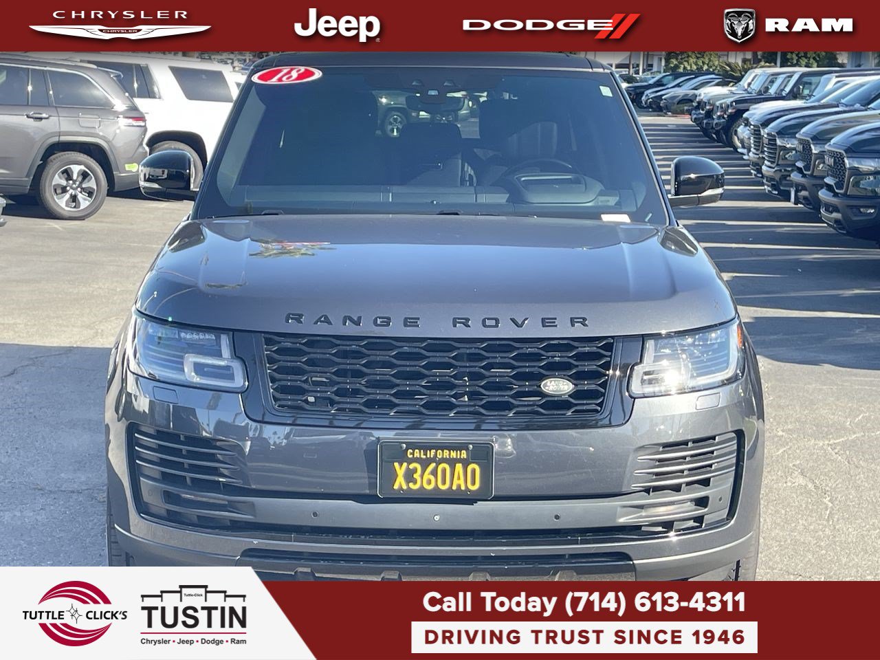 Used 2018 Land Rover Range Rover Supercharged AWD/4WD image 8