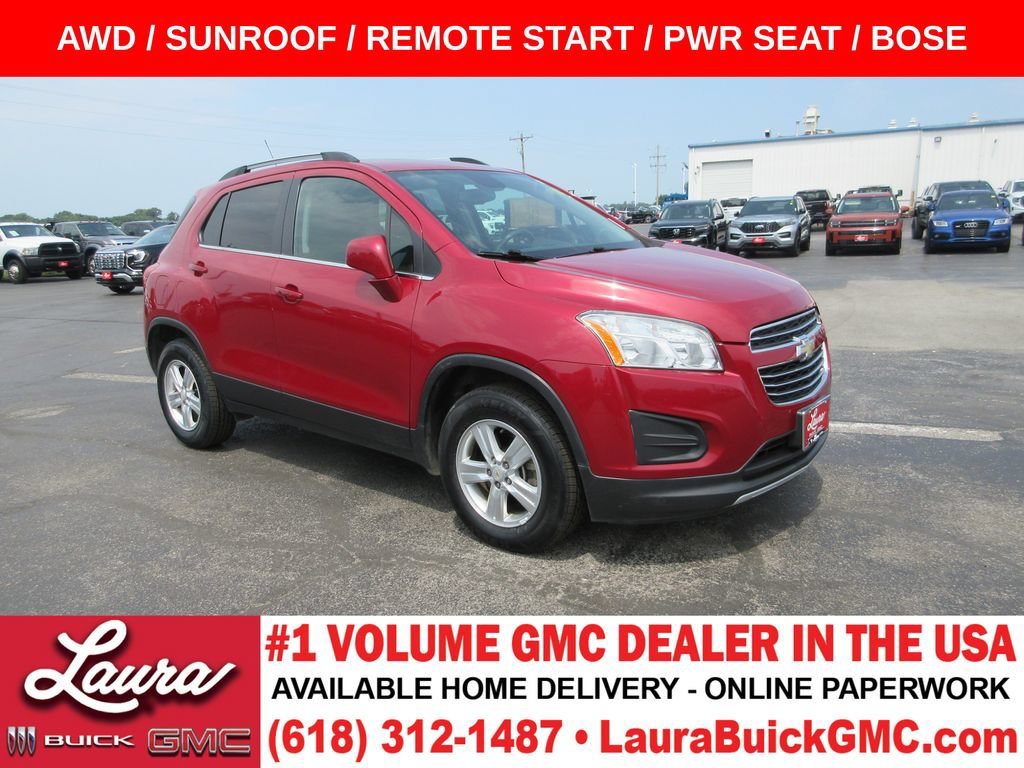Used 2015 Chevrolet Trax LT w/ LT Sun and Sound Package AWD/4WD image 1