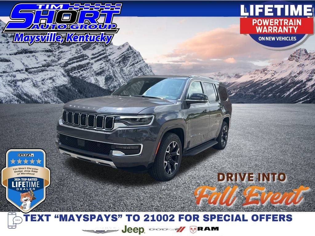 New 2025 Jeep Wagoneer Series III w/ Rear Seat Video Group 1 image 1