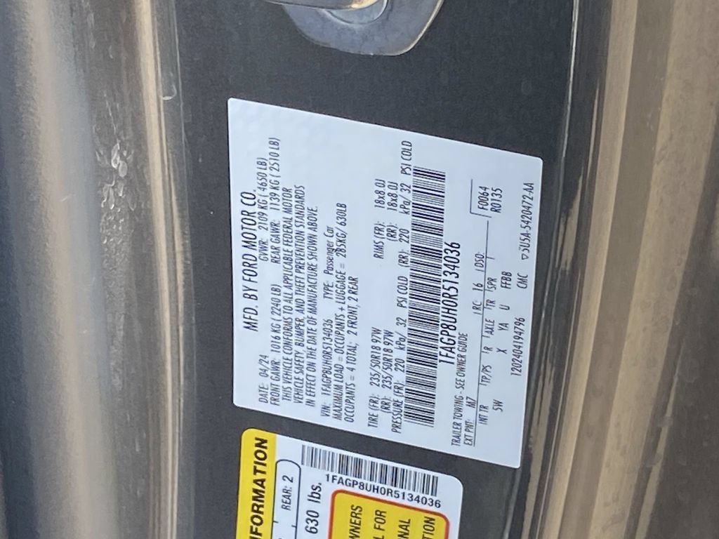 Used 2024 Ford Mustang Premium RWD image 28