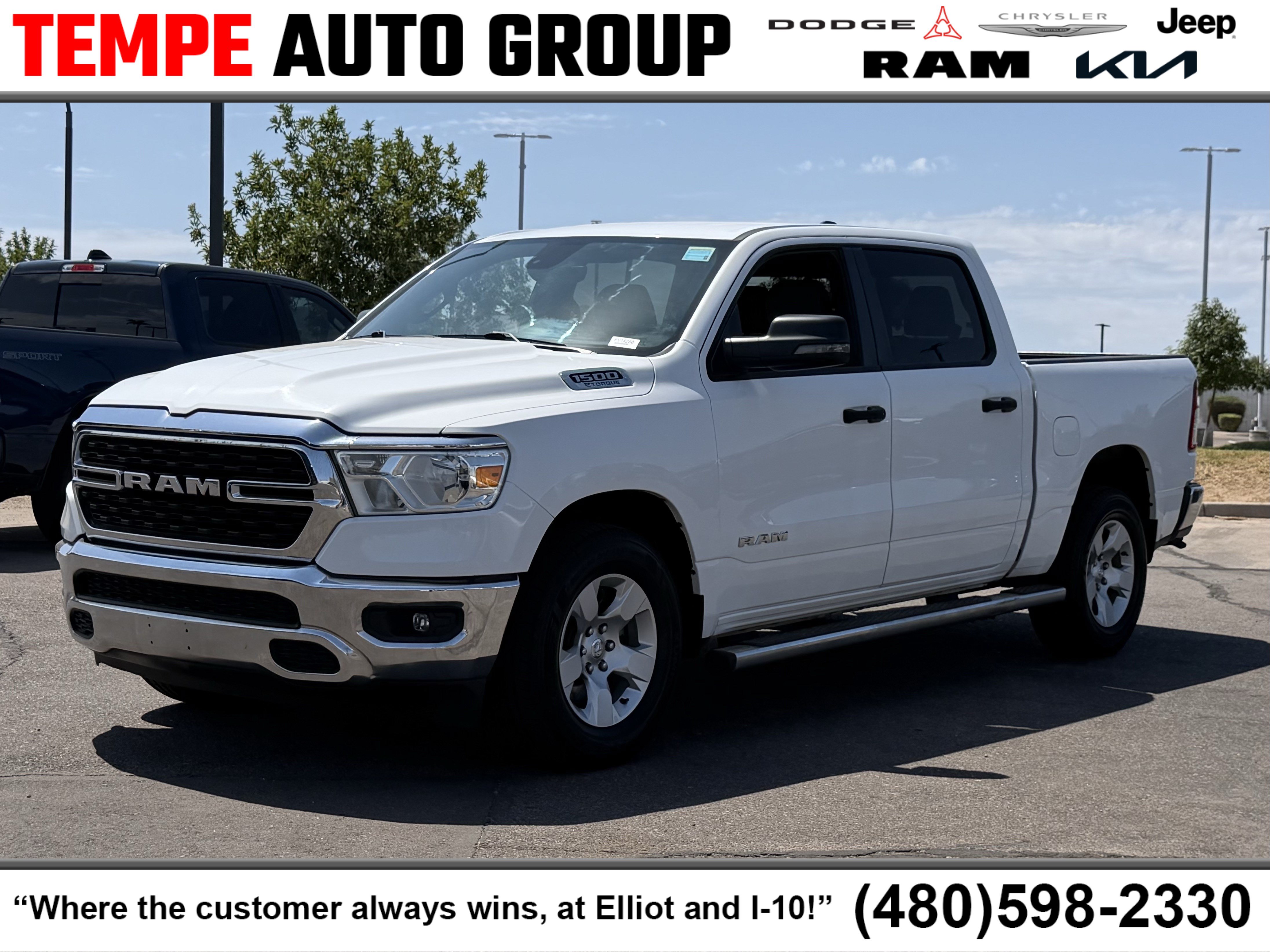 Used 2023 RAM 1500 Big Horn w/ Trailer Tow Group RWD image 1