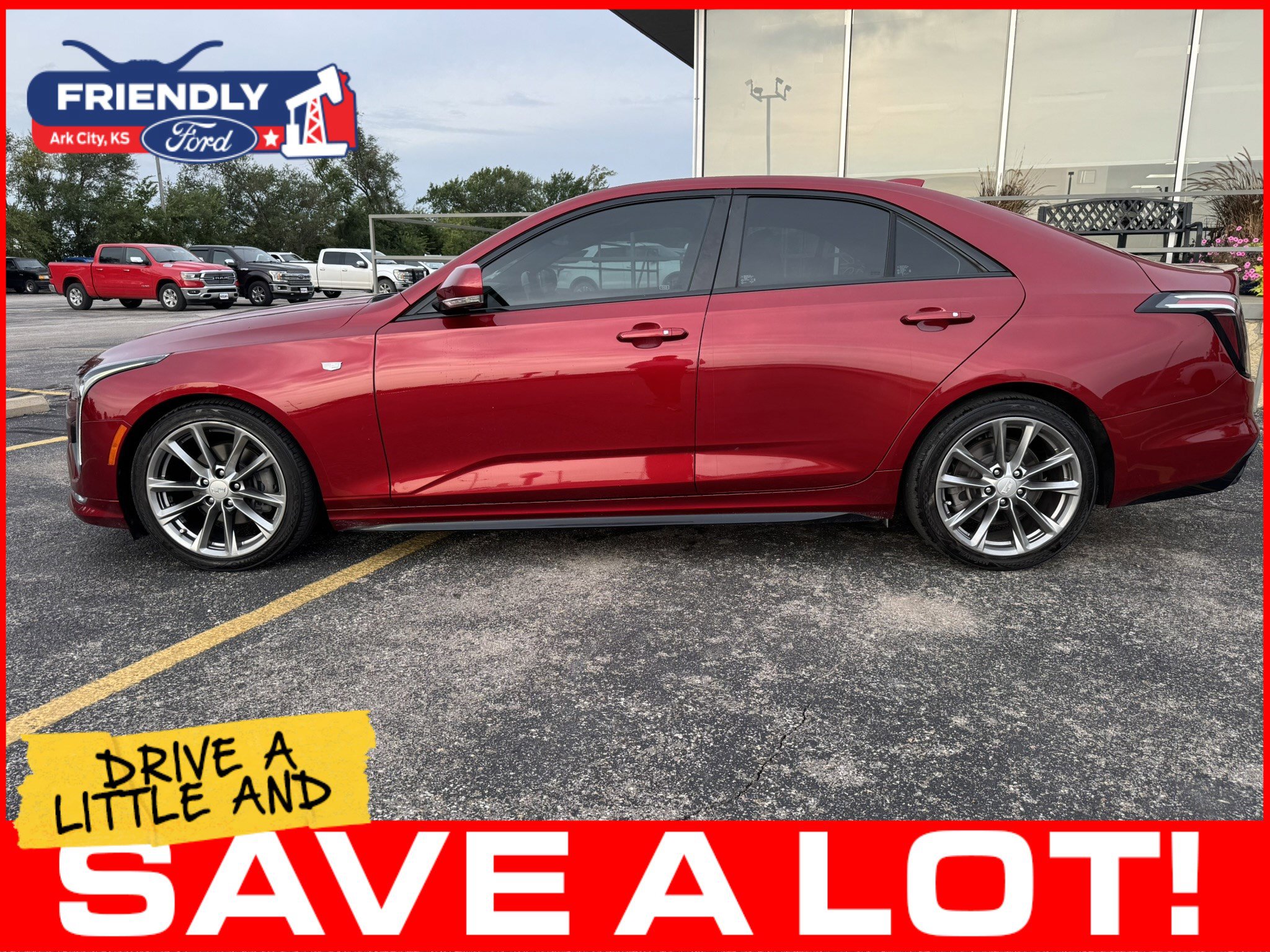 Used 2021 Cadillac CT4 Sport w/ Driver Awareness Plus Package RWD image 2