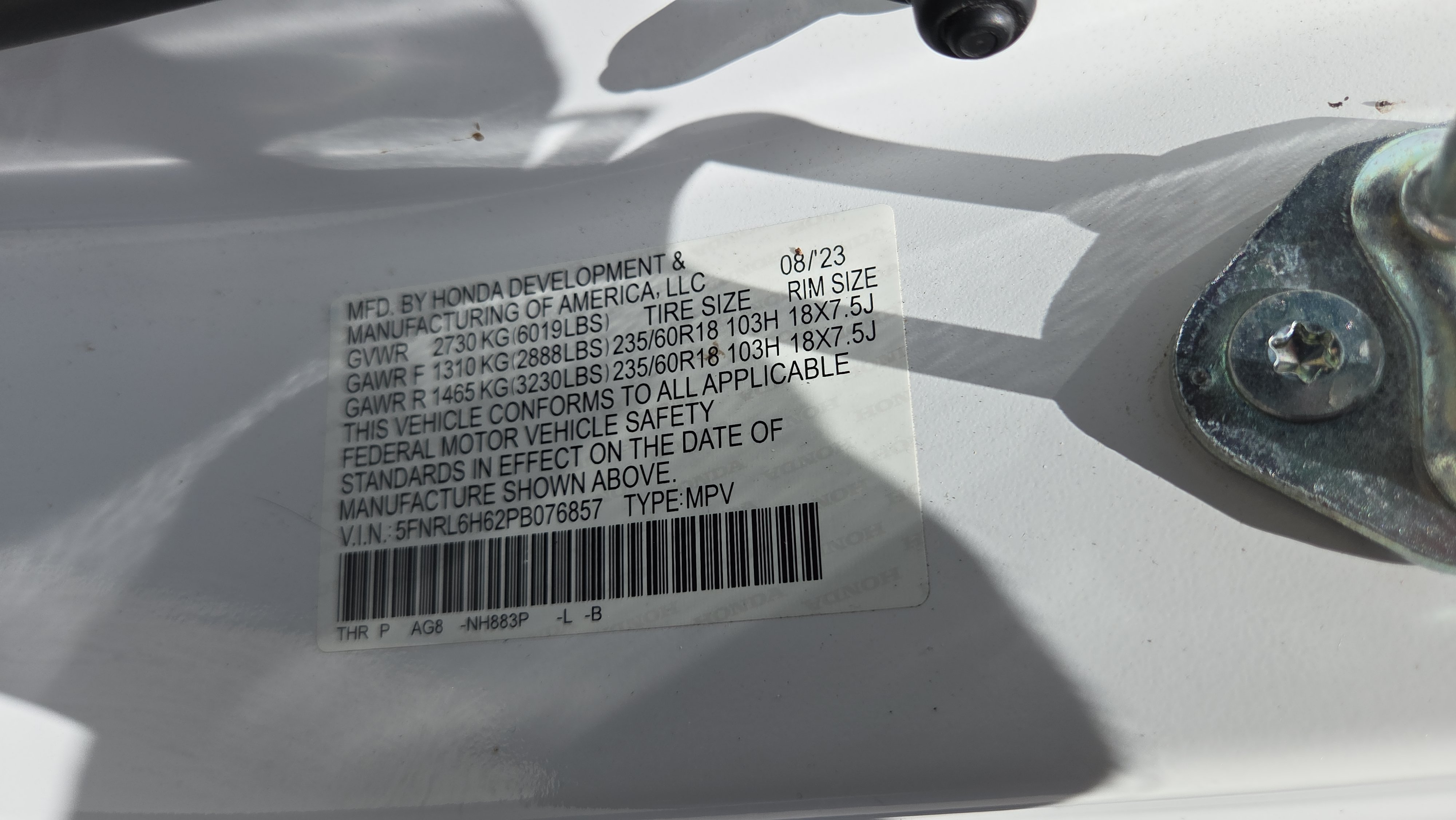 Used 2023 Honda Odyssey EX-L image 21