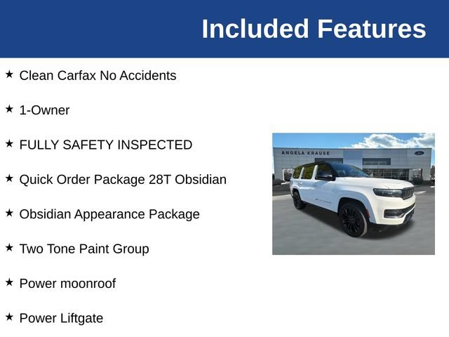 Used 2023 Jeep Grand Wagoneer Series III w/ Quick Order Packagew 28T AWD/4WD image 5